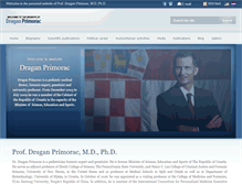 Tablet Screenshot of draganprimorac.com